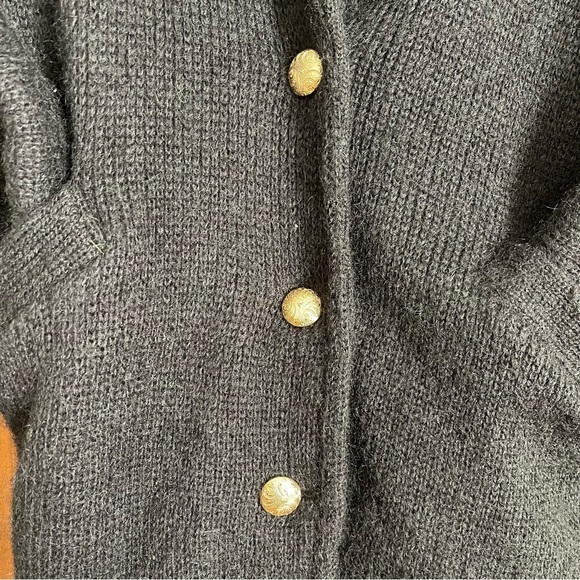 Vintage IB Diffusion wool/mohair sweater coat/ cardigan small - Picture 5 of 7